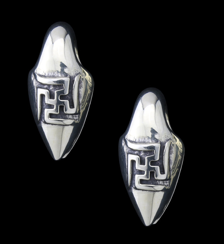 Sayagata White Brass Ear Weights