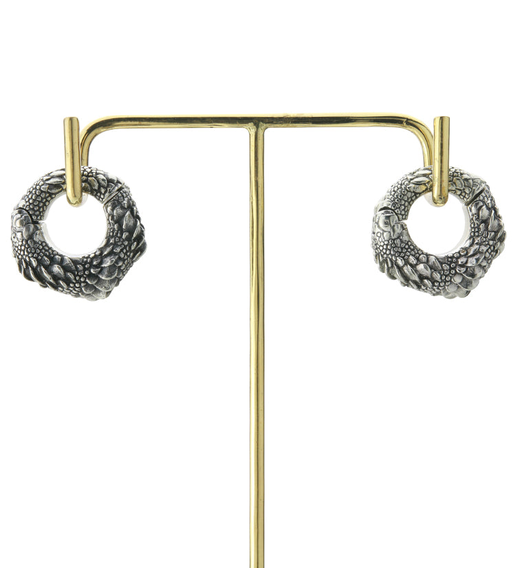 Silver Tarragon Hinged Ear Weights