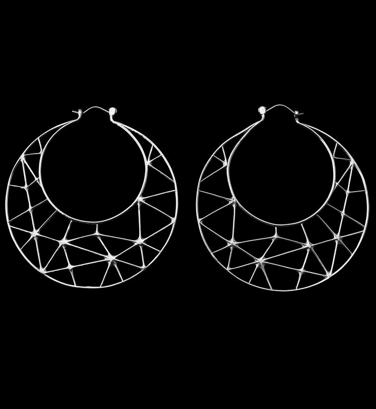 Silver Traverse Titanium Hangers - Earrings