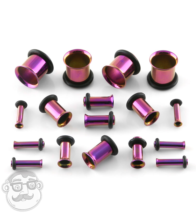 Single Flare Purple Steel Tunnels