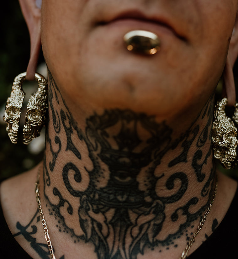 Sugar Skull Ear Weights