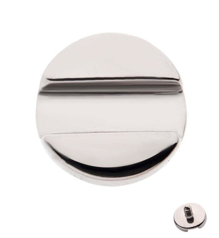 Flat Head Internally Threaded Titanium Top