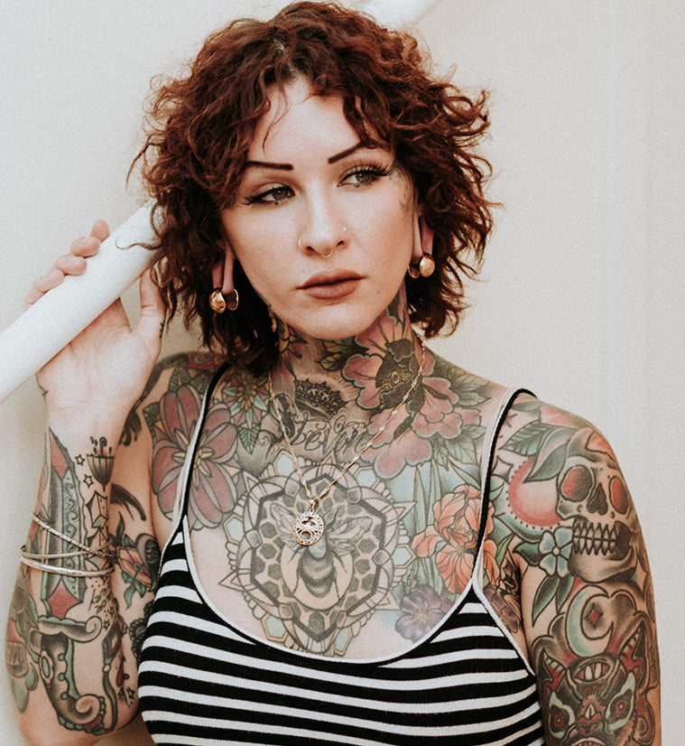 Small Copper Knuckle Ear Weights