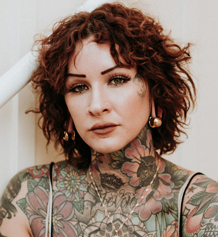 Small Copper Knuckle Ear Weights