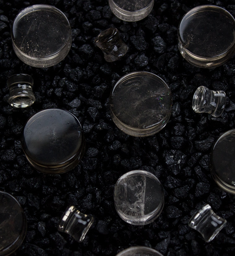Smokey Quartz Stone Plugs