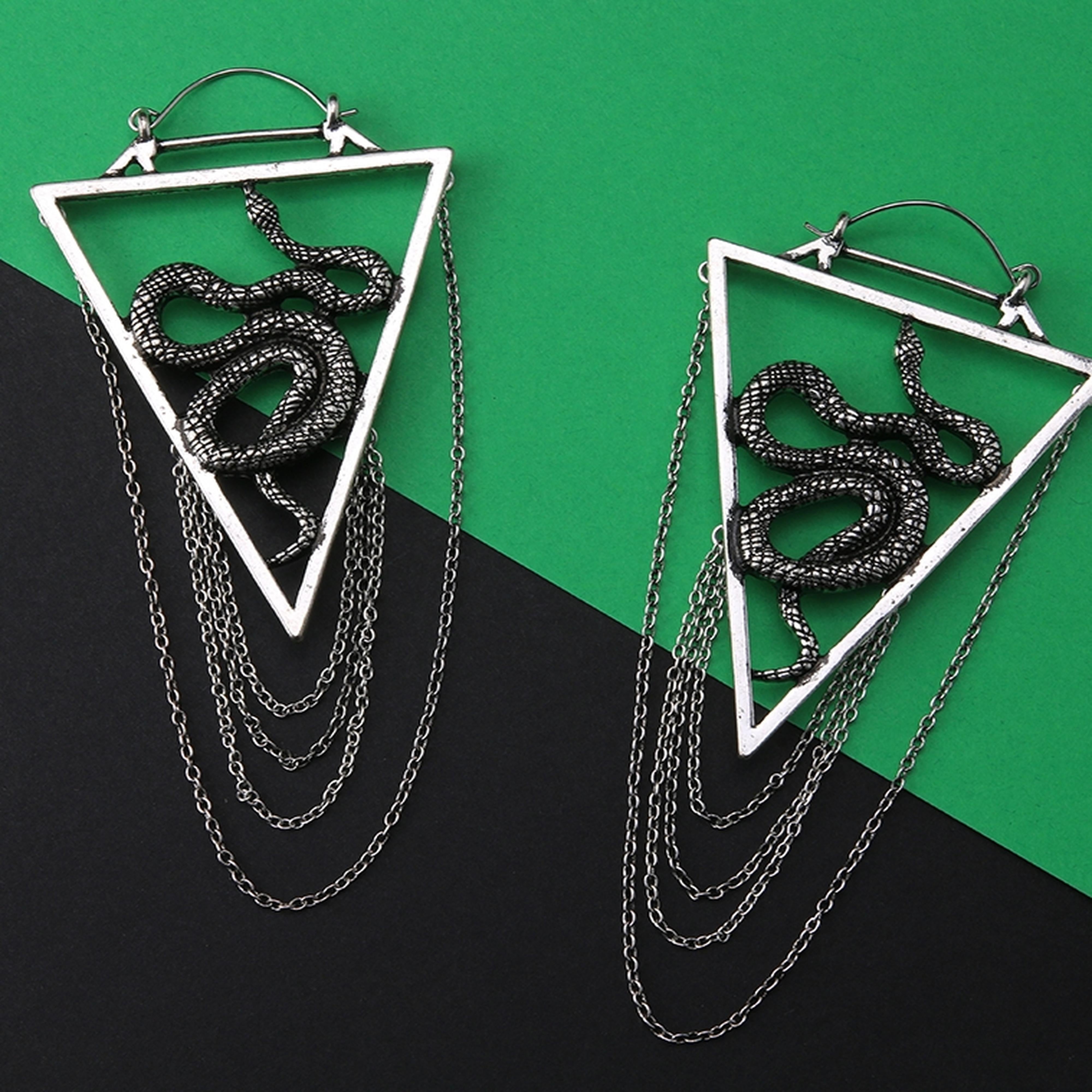 20G Snake Amour Plug Hoops