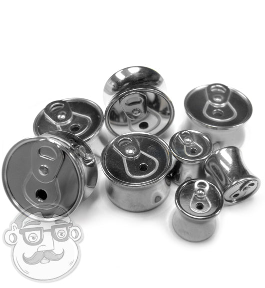 Soda Can Stainless Steel Plugs