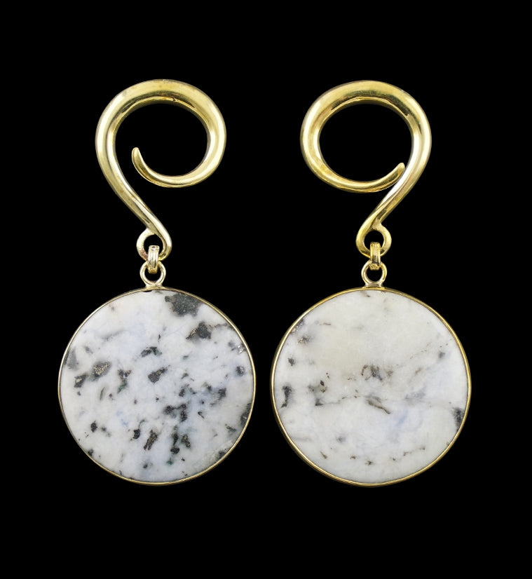 Grand Sodalite Stone Hanging Ear Weights