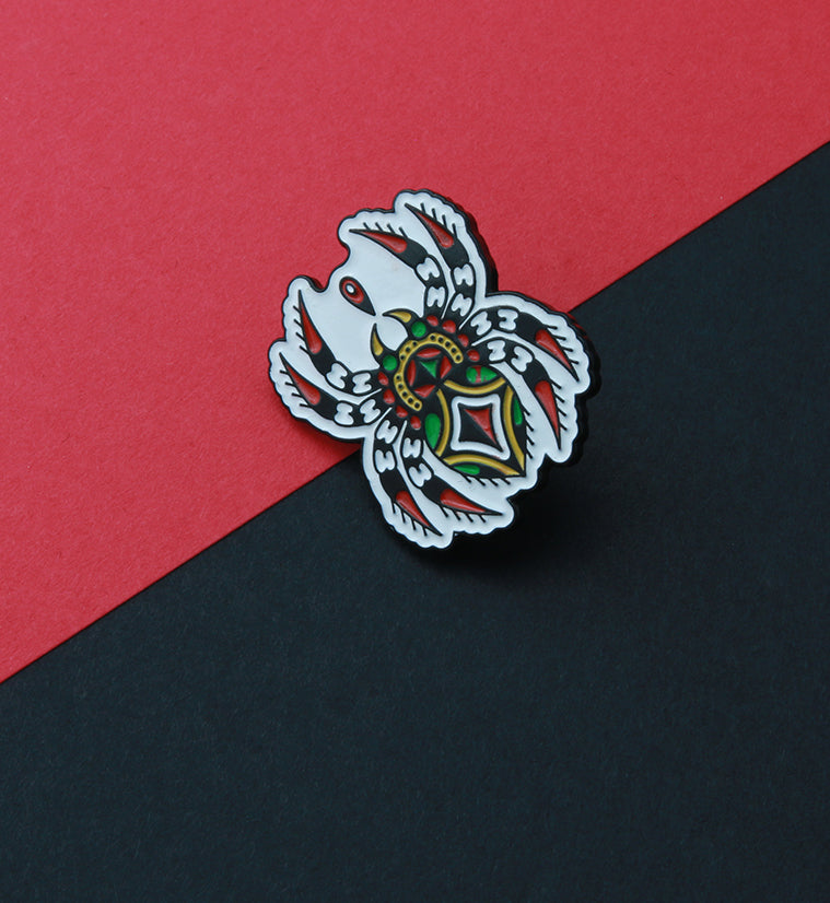 Spider Enamel Pin