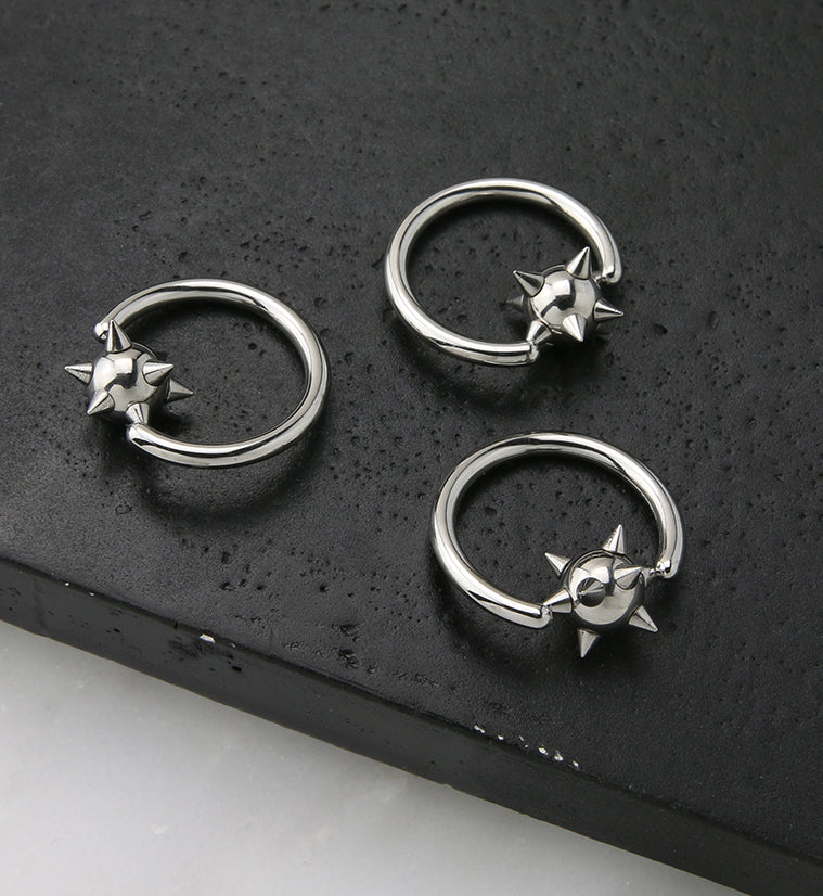 Spikey Ball Captive Ring