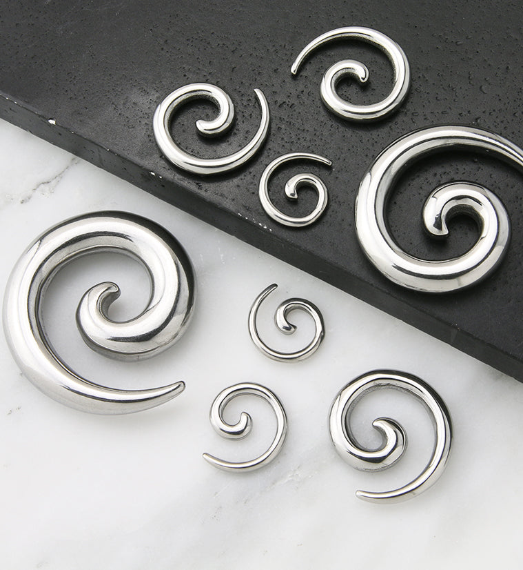 316L Stainless Steel Spirals Plugs
