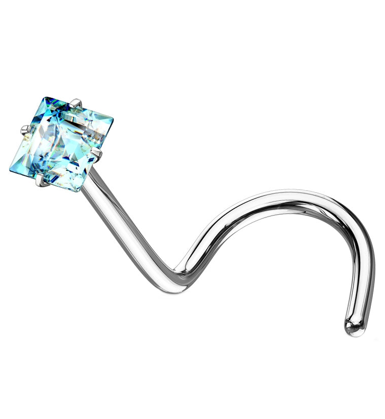 Aqua Square CZ Stainless Steel Nose Screw