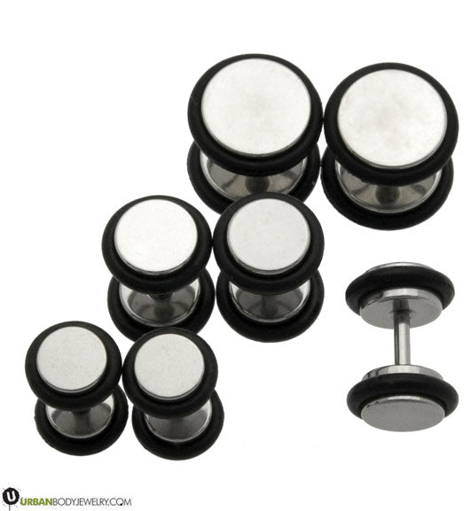 Stainless Steel Fake Ear Plugs