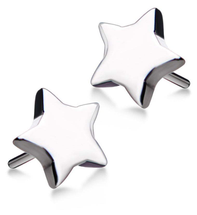 Star Threadless Titanium Top