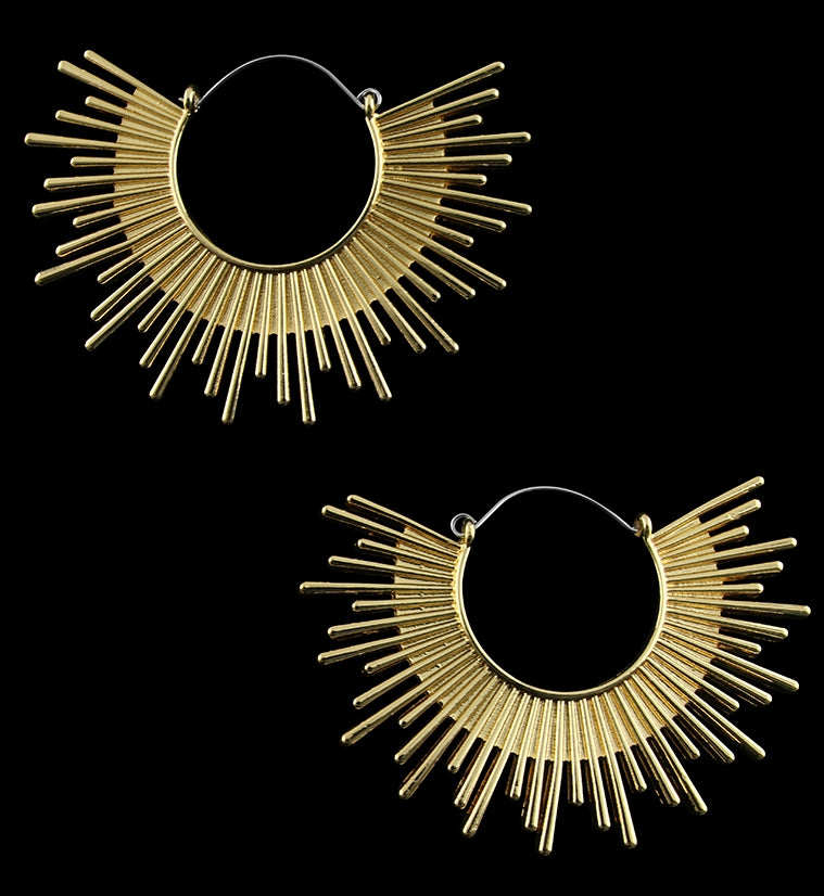 20G Golden Stark Plug Hoops