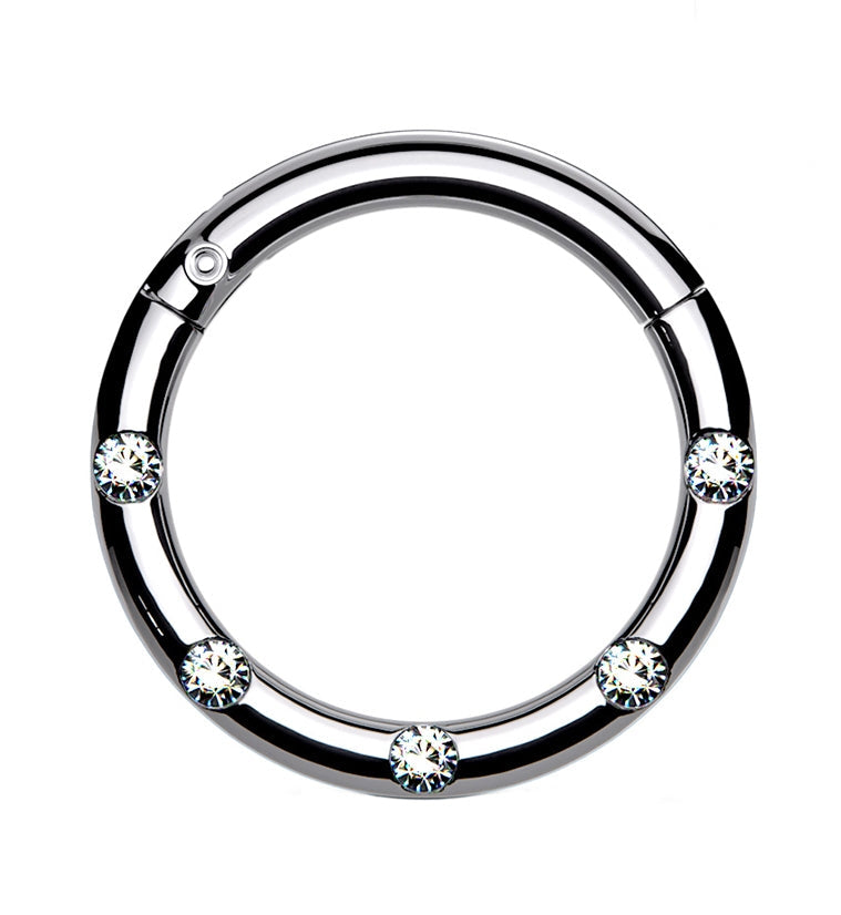 Dash Gem Hinged Segment Ring