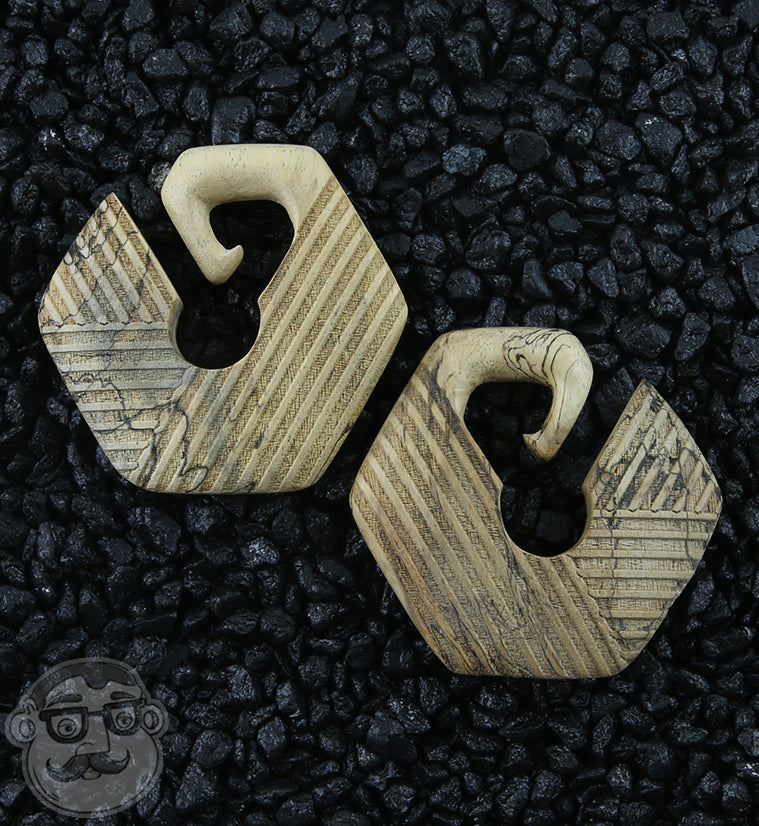 Stitch Tamarind Wooden Ear Weights