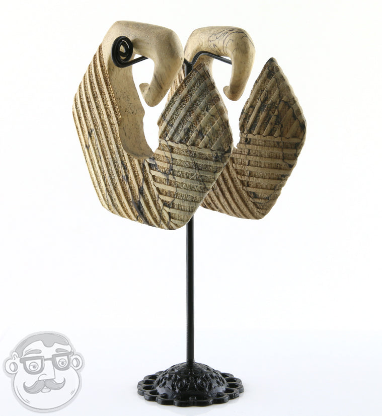 Stitch Tamarind Wooden Ear Weights