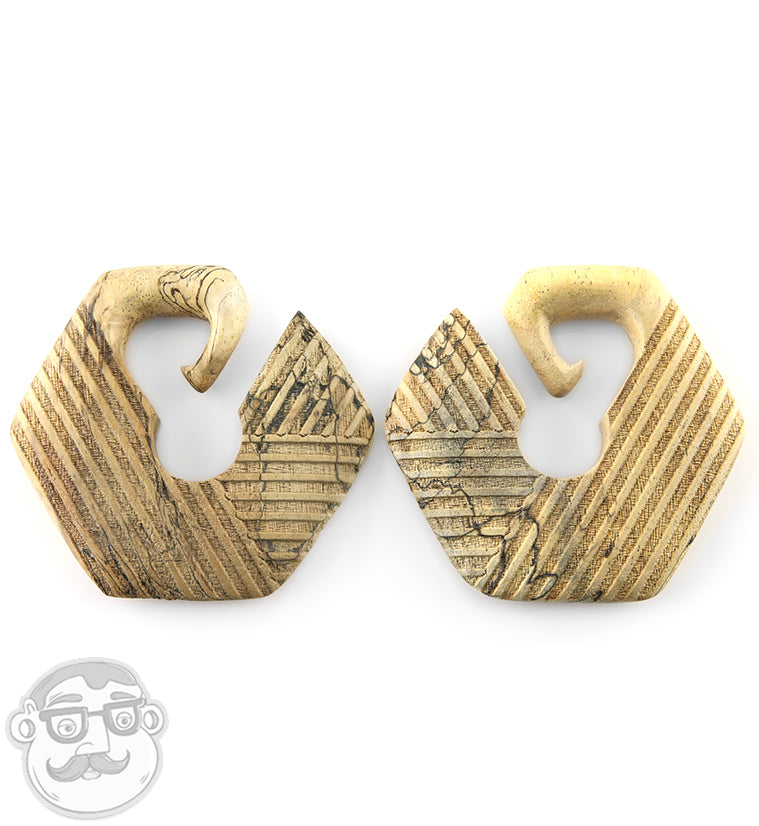 Stitch Tamarind Wooden Ear Weights