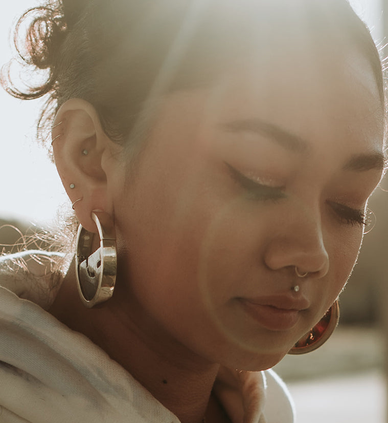 Colure Maligano Jasper Stone Ear Weights