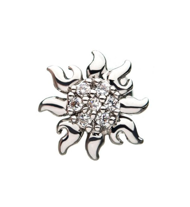 18G Sun Flare Cartilage Barbell