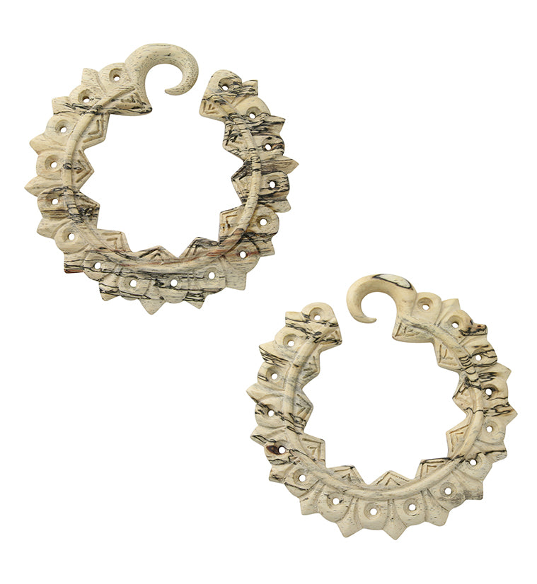 Zinnia Tamarind Wooden Ear Weights