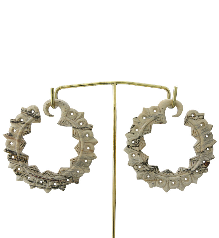 Zinnia Tamarind Wooden Ear Weights