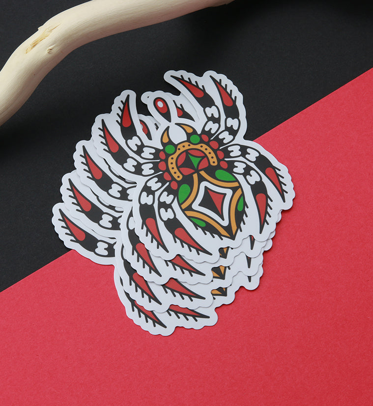 Spider Sticker Pack (4 pack)