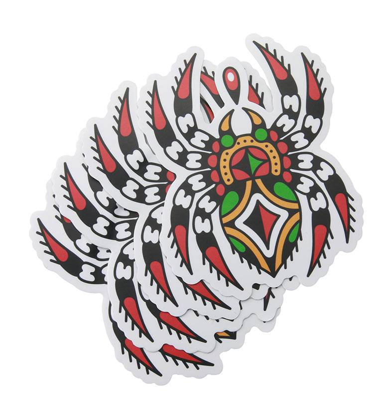 Spider Sticker Pack (4 pack)