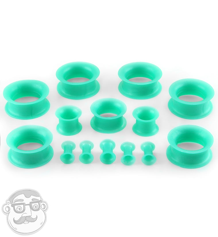 Green silicone ear skins