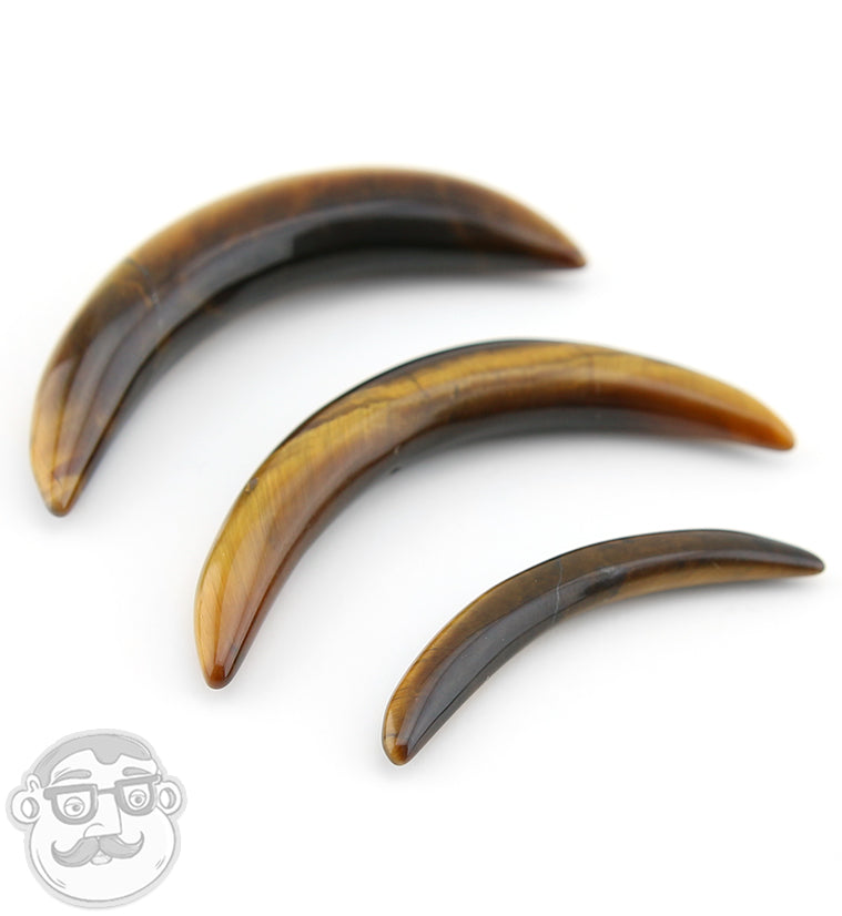 Tiger Eye Stone Septum Tusk
