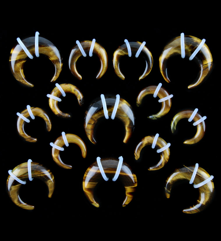 Tiger Eye Stone Pinchers