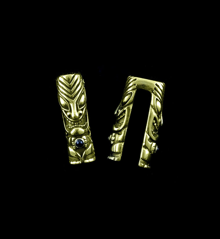 Tiki Brass Ear Weights