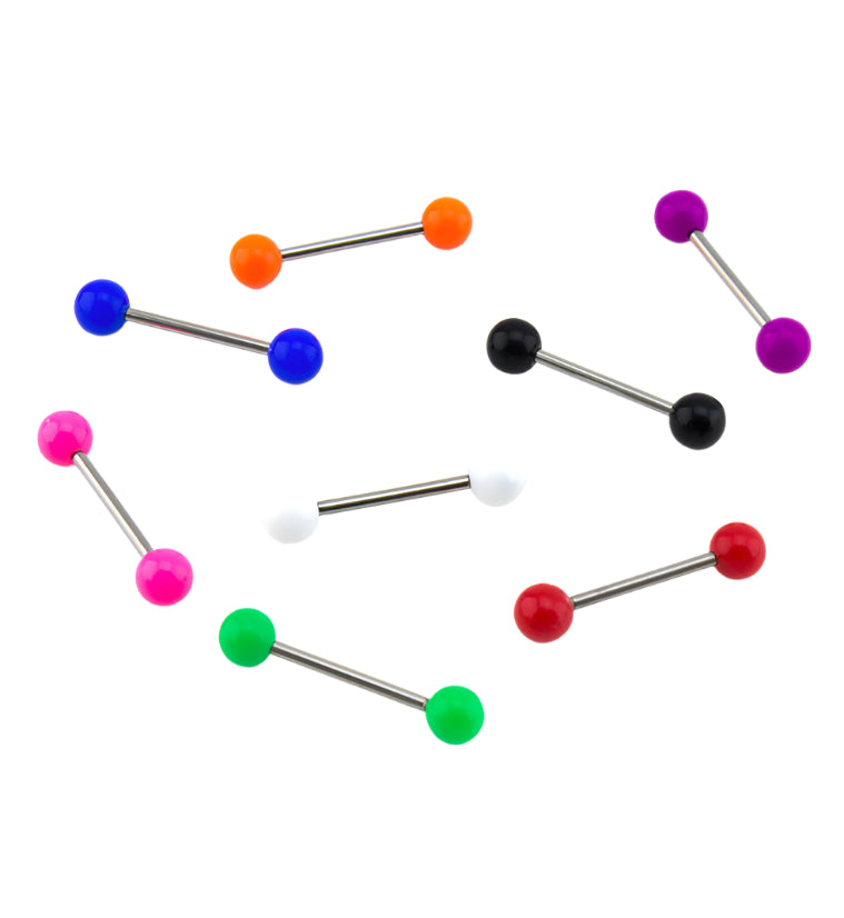 14G Titanium Color Ball Barbell
