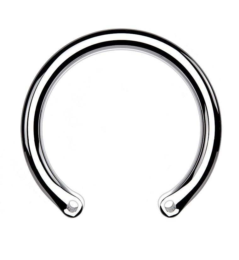 14G Custom Titanium Circular Barbell