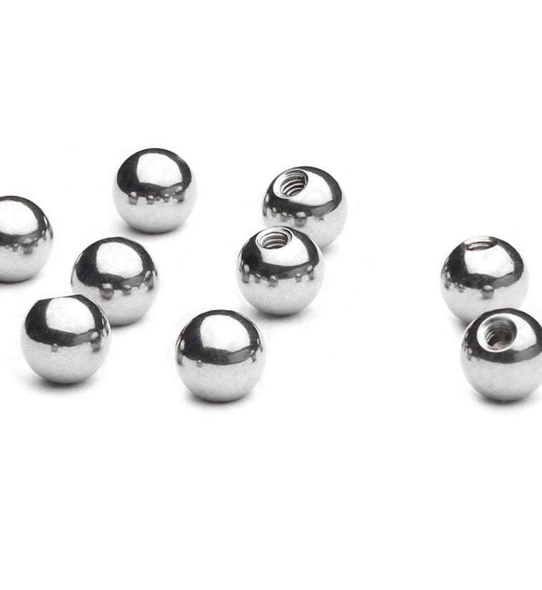 Titanium Externally Threaded Replacement Balls