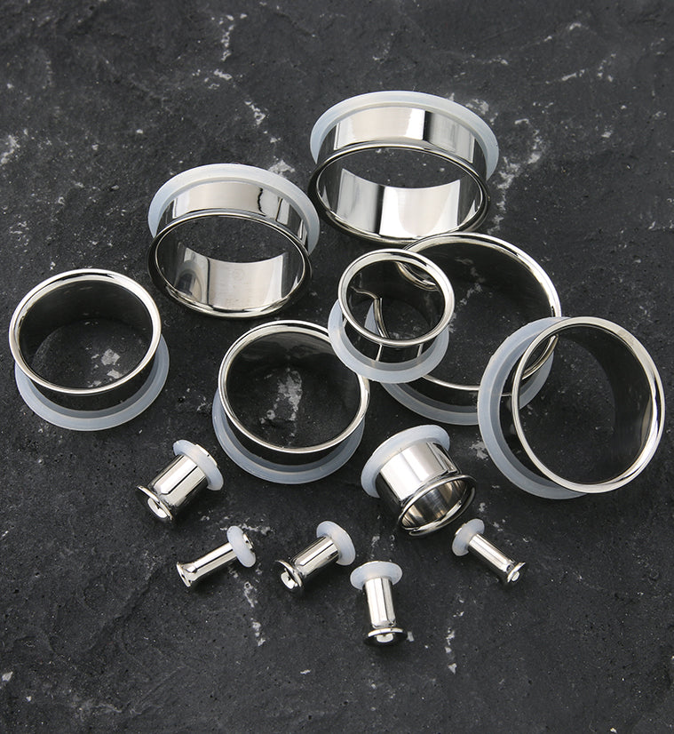 Titanium Single Flare Tunnel Plugs