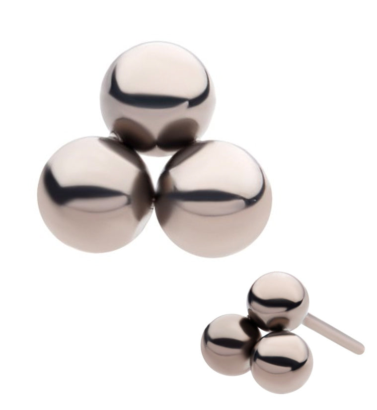 Titanium Triple Ball Threadless Top