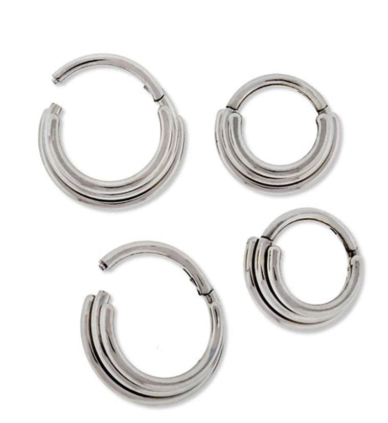 Triple Layered Titanium Hinged Segment Ring
