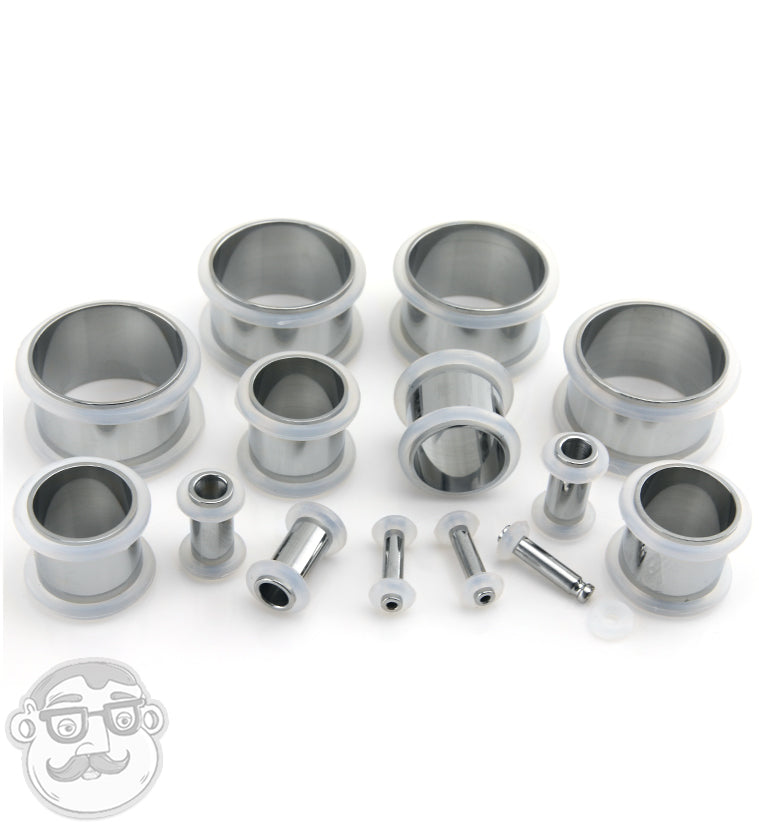 Titanium No Flare Tunnel Plugs