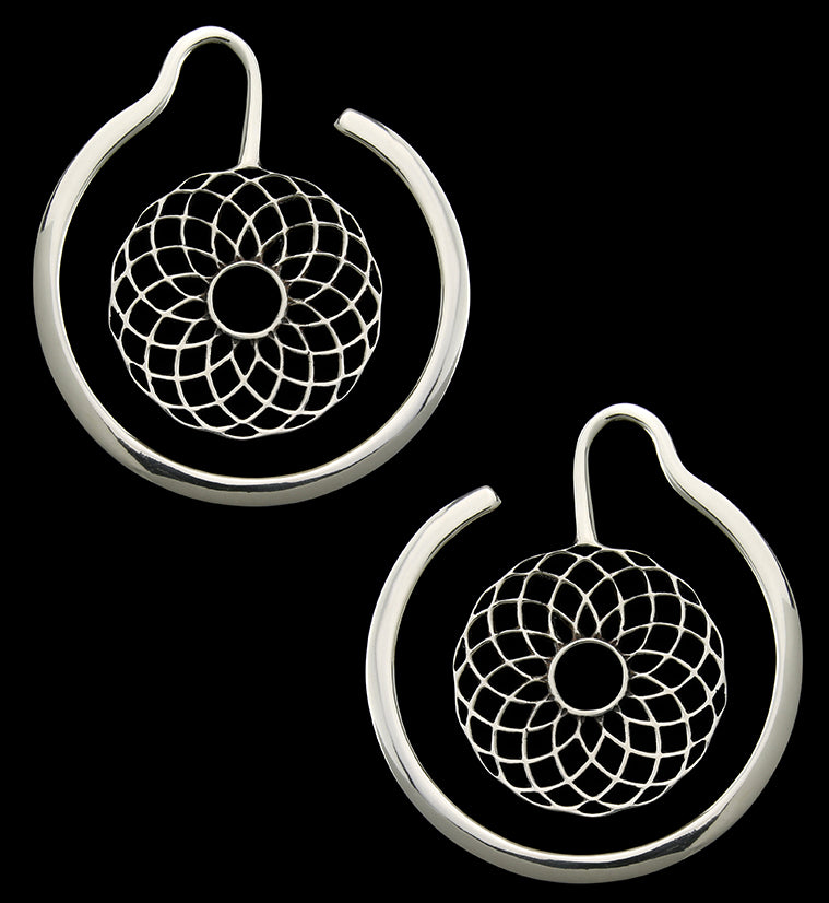 Torus White Brass Ear Weights