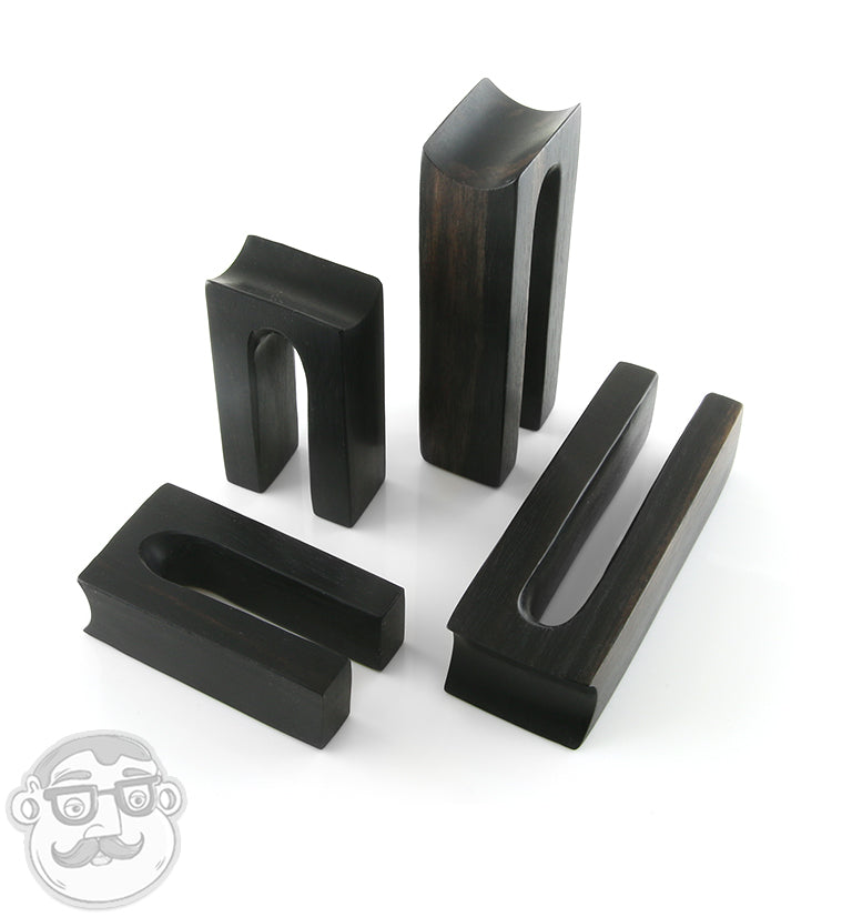 Areng Wood Tower Ear Weights