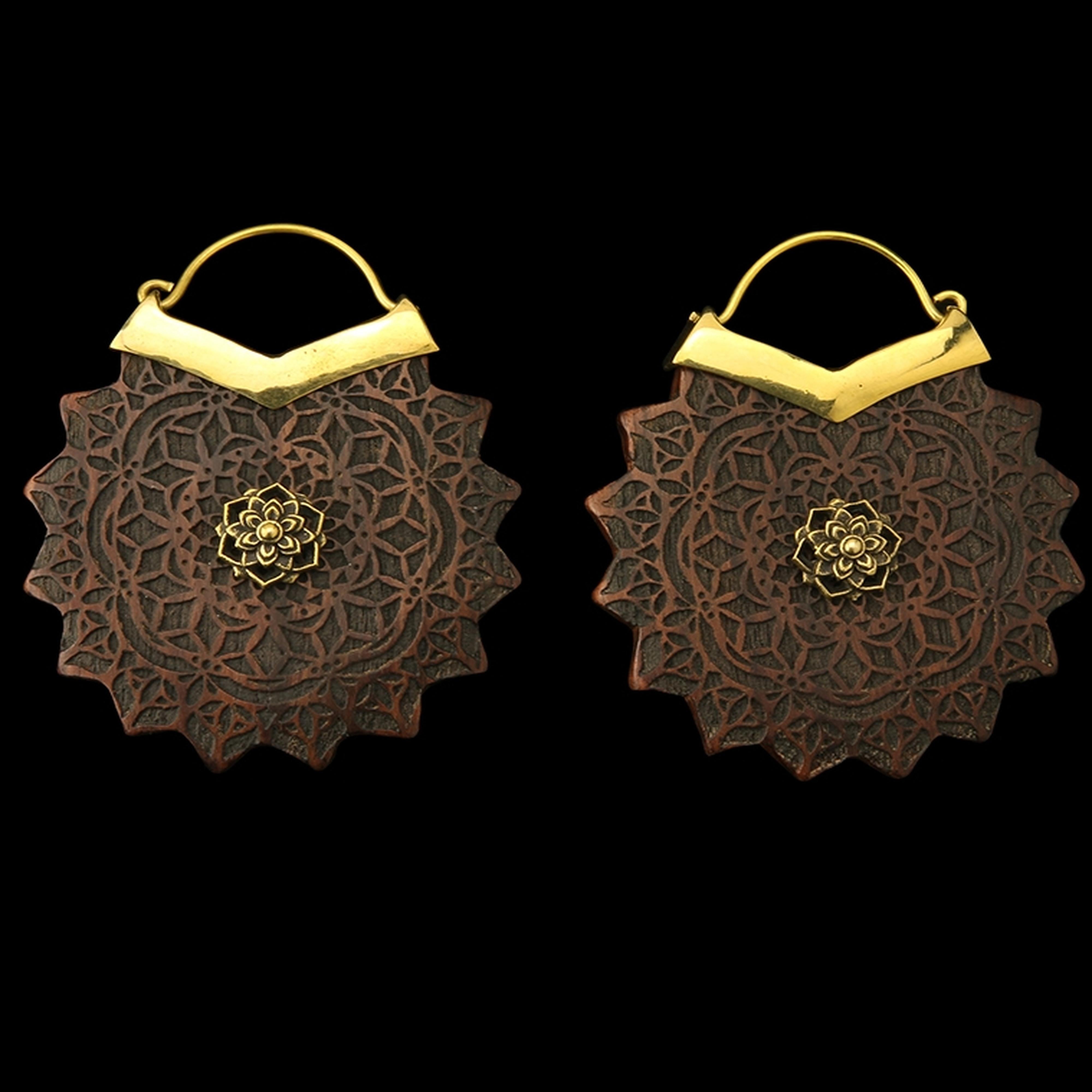 18G Transfix Engraved Wooden Hangers / Earrings