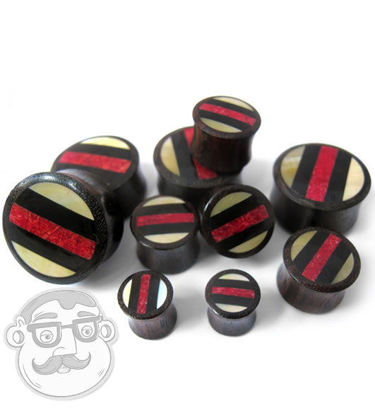 Triple Inlay Sono Wood Plugs