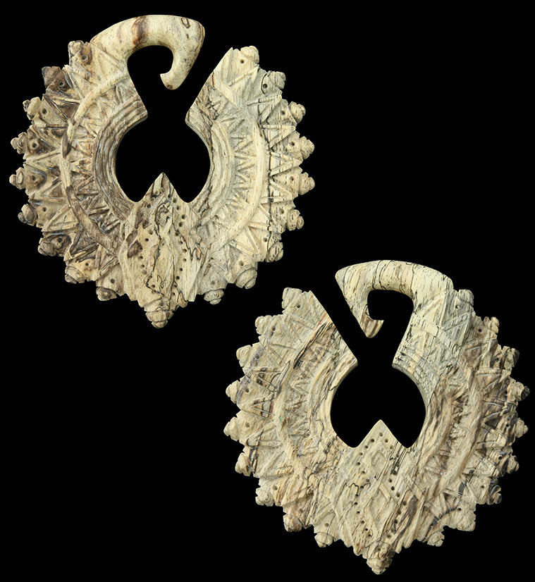 Tribal Tamarind Wooden Ear Weights