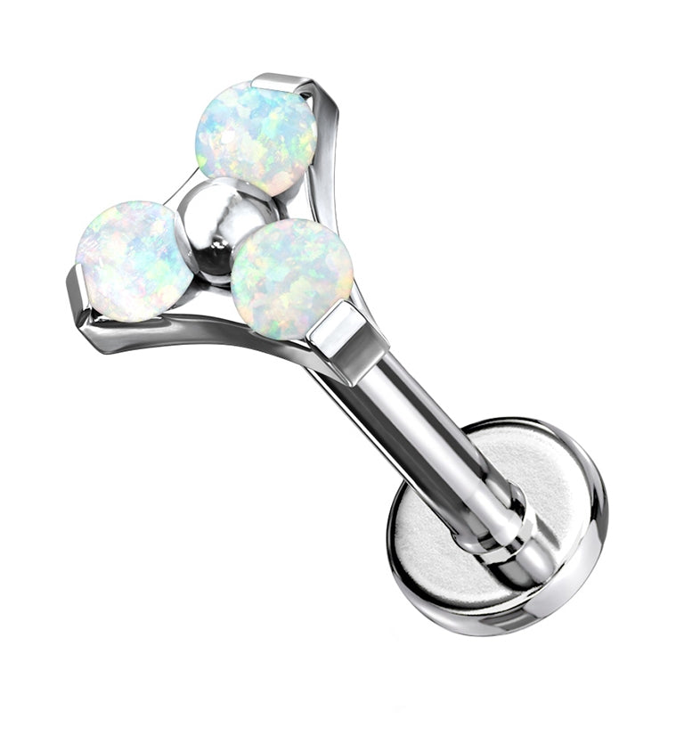 16G Triple Opalite Labret