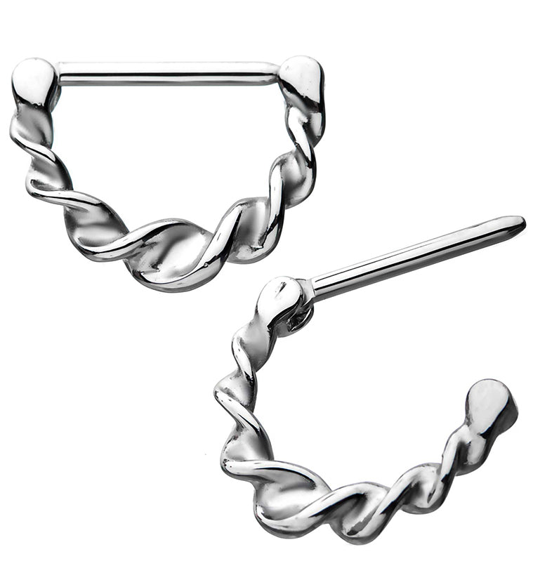 14G Twisted Nipple Clicker