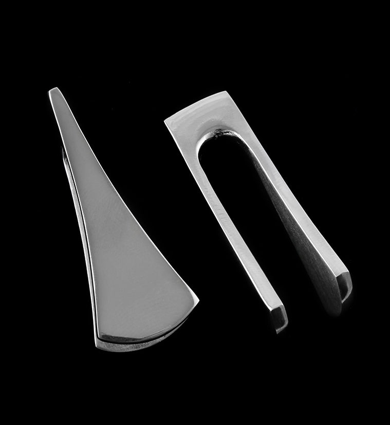 Vane White Brass Ear Weights