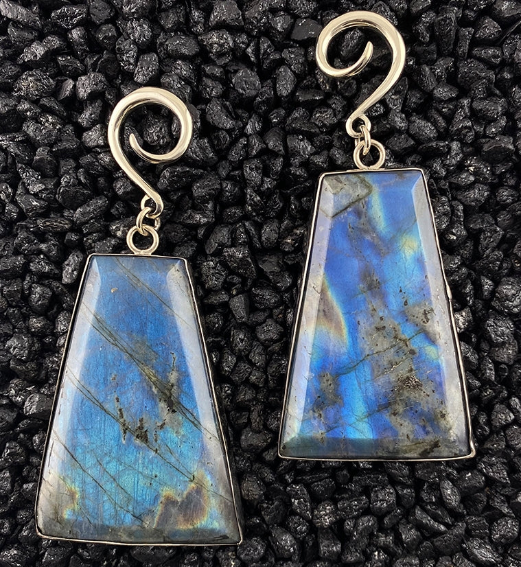 Labradorite Ear Weights