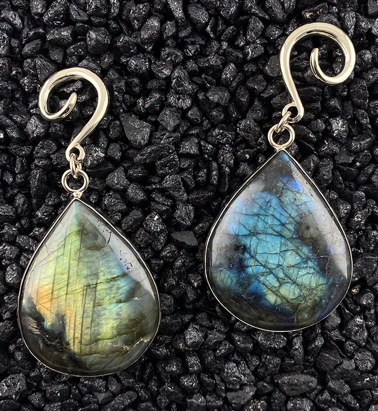 Labradorite Ear Weights Version 2